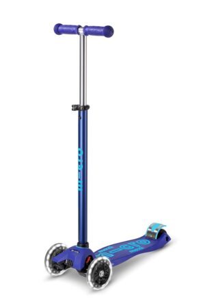 קורקינט מקסי מיקרו דלוקס לד Maxi Deluxe Led כחול נייבי