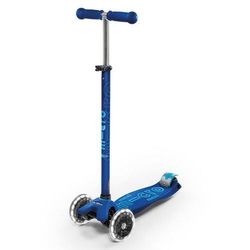 קורקינט מקסי מיקרו דלוקס לד Maxi Deluxe Led כחול נייבי