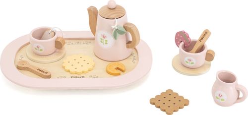 ערכה להגשת תה מעץ 26 חלקים