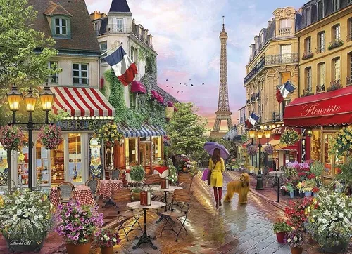 Flowers in Paris High – מבט נוסף על פרטים ופרחים