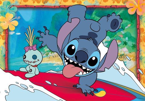 אריזת פאזלים Clementoni Disney Stitch – 2×20 חלקים צבעוניים לילדים