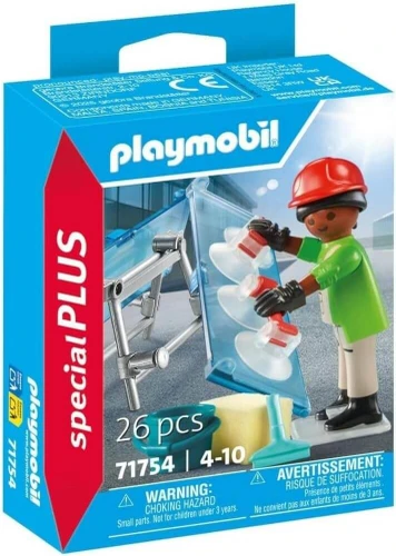 משחק פליימוביל זגג עם שתי חלוניות, דלי ואביזרים לגילאי 4+