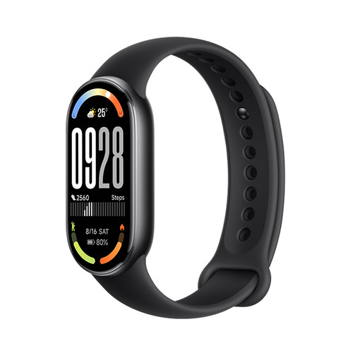 צמיד כושר חכם דור 10 דגם Xiaomi Smart Band 10 בצבע שחור