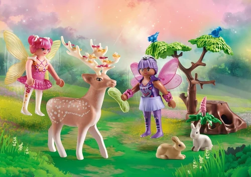 משחק פליימוביל צמד פיות עם חיות מהיער הקסום לגילאי 4+