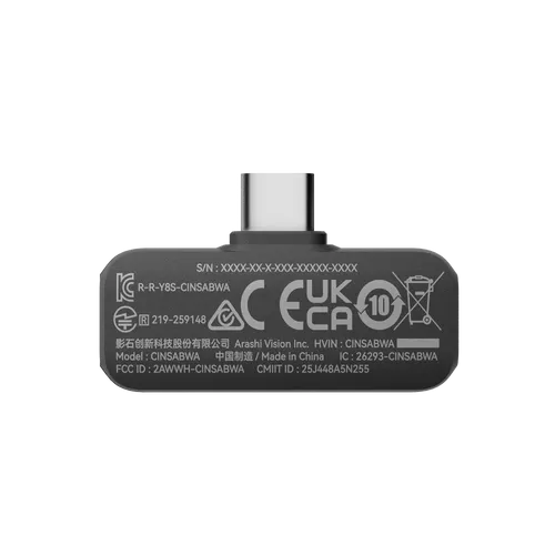 קיט משדר ומקלט אלחוטי Insta360 Mic Air