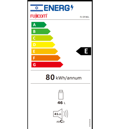 מקרר משרדי 46 ליטר DE-FROST לבן FJ-DF46L