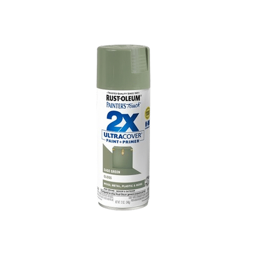 ספריי צבע 2X ירוק מרווה מבריק