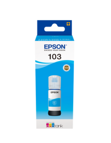 בקבוק דיו כחול 103 ECOTANK CYAN INK BOTTLE