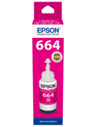 בקבוק דיו אדום EcoTank MAGENTA INK BOTTLE T6643