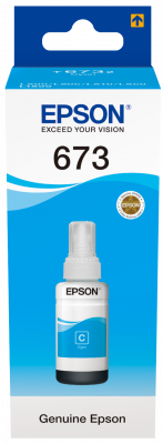בקבוק דיו כחול EPSON EcoTank T6732 70ml