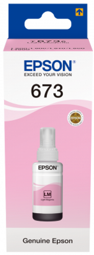בקבוק דיו מג’נטה בהיר EPSON EcoTank T6736 70ml
