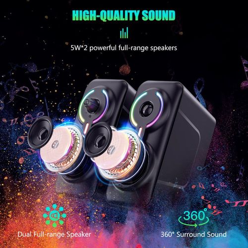 רמקולים גיימינג ONIKUMA L6 – עיצוב RGB וסאונד איכותי