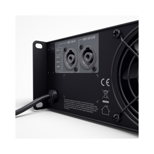 מגבר 4 ערוצים כולל DSP דגם DSP 44 K מבית LD SYSTEMS