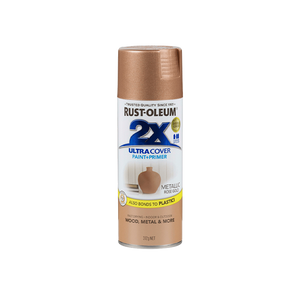 ספריי צבע 2X בצבע METALLIC ROSE GOLD