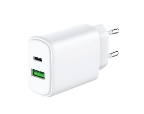 מטען סופר מהיר 2 25w יציאות USB+TC + כבל TC-TC