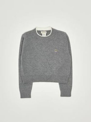 Crew neck jumper with Oval T