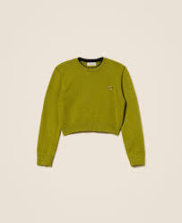 Crew neck jumper with Oval T