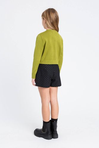 Crew neck jumper with Oval T