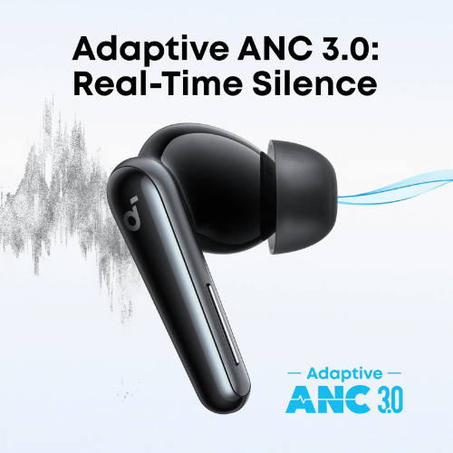 יבואן רשמי | אוזניות אלחוטיות צבע שחור Anker Soundcore Liberty 5