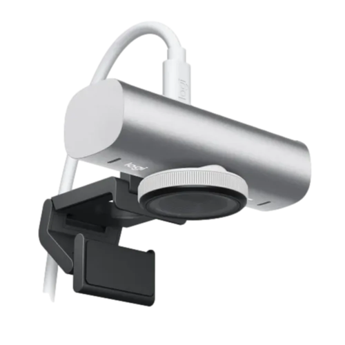 מצלמת רשת LOGITECH MX BRIO 4K ULTRA HD - צבע PALE GREY