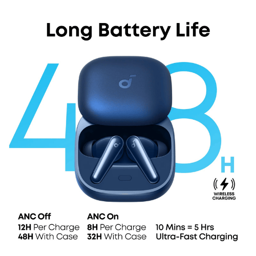 אוזניות אלחוטיות צבע כחול Anker Soundcore Liberty 5ברפאלי - refali.co.il