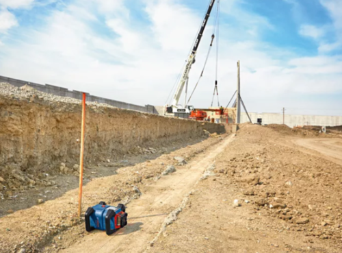 פלס לייזר מסתובב עד 600 מטר BOSCH
