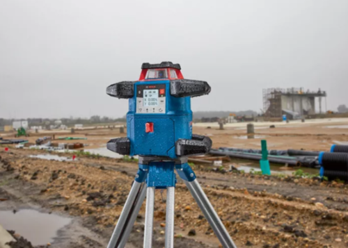 פלס לייזר מסתובב עד 600 מטר BOSCH