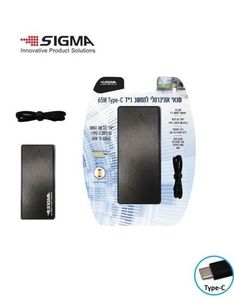 מטען אוניברסלי למחשב נייד SIGMA ACU65-TYPEC 65W Type C