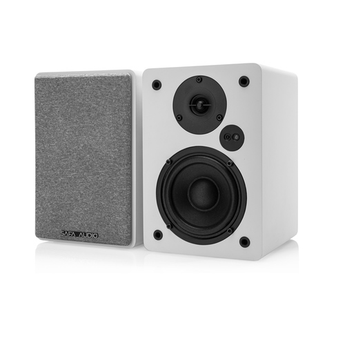 פטיפון מקצועי משולב רמקולים 100W וואט לבן SAFA HPH-100 COZY
