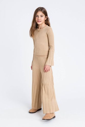 Pleated jumper with lurex
