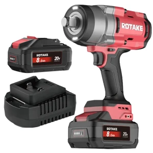 מפתח אימפקט נטען 3/4" Rotake T5 ‏18V Brushless - מומנט שחרור 2400NM לעבודה כבדה