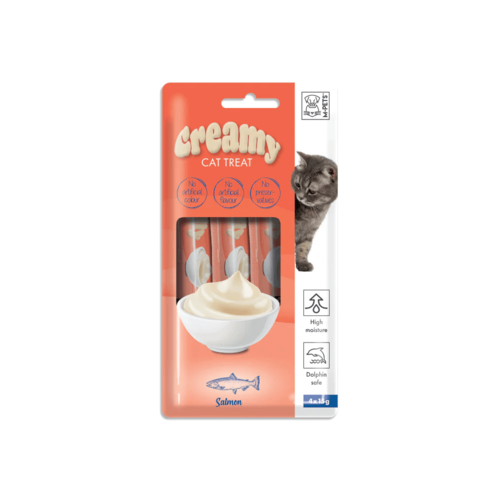 אמ פטס M-Pets חטיף שלוקים לחתול סלמון 4 יחידות