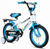 אופניים לילדים קונקט 14 אינץ' עם גלגלי עזר לגילאי 3-4 - תכלת ולבן