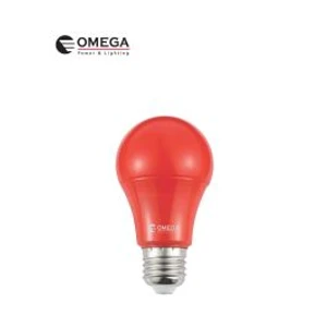 נורת לד 9W A60 אור אדום OMEGA E27