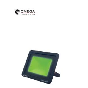 פנס הצפה SMD TABLET 10W אור ירוק, שחור OMEGA