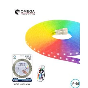 . קיט ס.לד RGB 220V 14.4W + שלט OMEGA