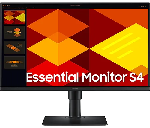 מסך מחשב ''Samsung Essential S4 S40GD S27D408GAM Full HD IPS 27 סמסונג