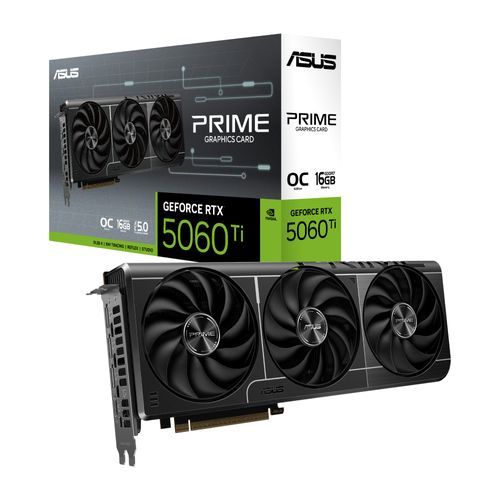 כרטיס מסך ASUS PRIME GeForce RTX 5060 Ti 8GB GDDR7 OC Edition