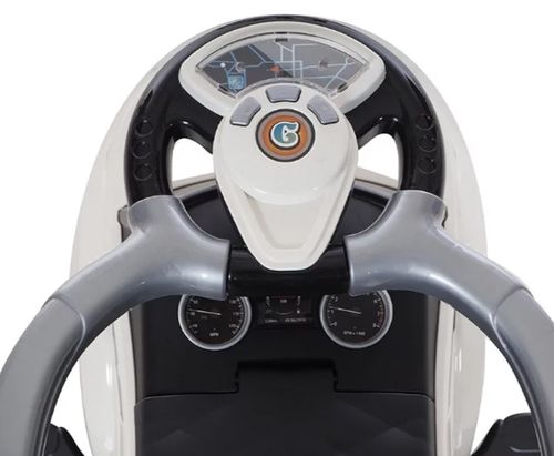 בימבה ג'יפ עם מוט דחיפה להורה 3 ב 1 עם קולות בעברית, צלילים וגגון - ורוד