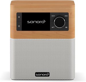 רדיו אינטרנט משולב נגן רשת (Streamer) מבית SONORO דגם STREAM