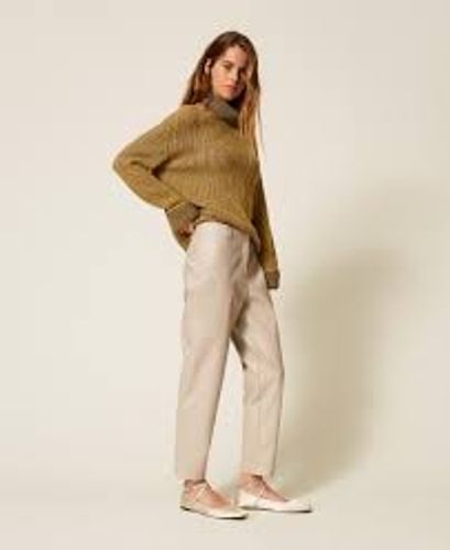 Faux leather biker trousers