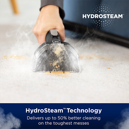 מכונת ניקוי שואבת ושוטפת חוטית הכוללת קיטור Bissell SpotClean HydroSteam Pro 3700N