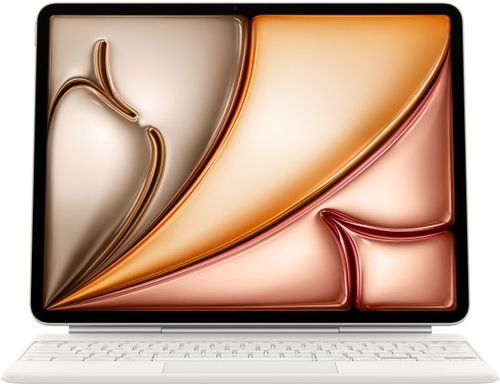 מקלדת מקורית Apple Magic Keyboard בעברית ל- MDFV4HB/A iPad Air 11-inch (M3/M2) – צבע לבן