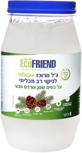  ג'ל מרוכז אקולוגי על בסיס שמן אורנים טבעי (1 ליטר) - EcoFRIEND