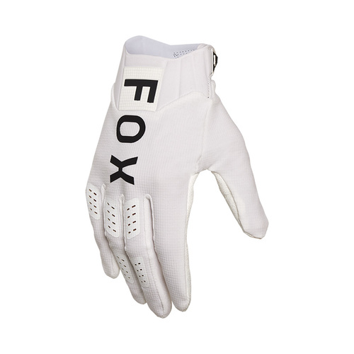 כפפות רכיבה פוקס לבן - FOX FLEXAIR GLOVES V26