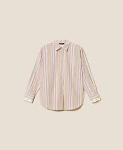 Striped recycled cotton shirt