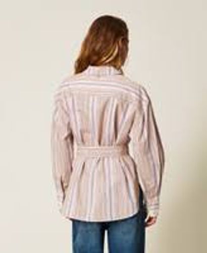 Striped recycled cotton shirt