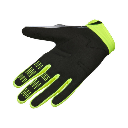כפפות רכיבה פוקס אפור / צהוב - FOX 180 COLLECT GLOVE V26