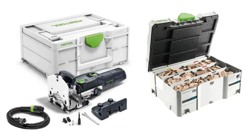 דומינו חשמלי FESTOOL DF 500 420W כולל סט אביזרים אביזרים מלא