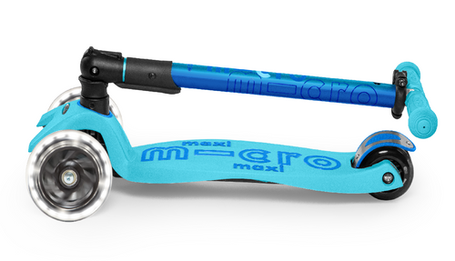 קורקינט 3 גלגלים מתקפל Maxi Micro Deluxe Foldable Led   מקסי מיקרו דלוקס לד מתקפל